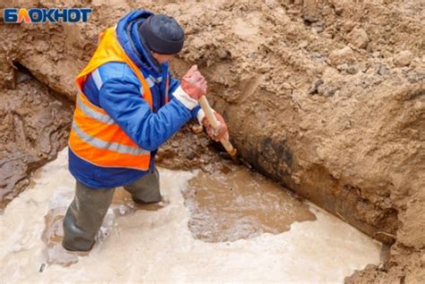 Ошибки в подаче воды