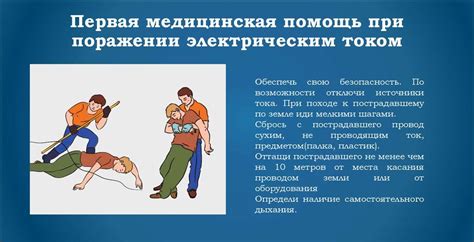 Первоочередные медицинские меры при поражении током