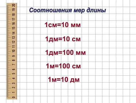 Перевод дециметров в сантиметры: схемы и примеры