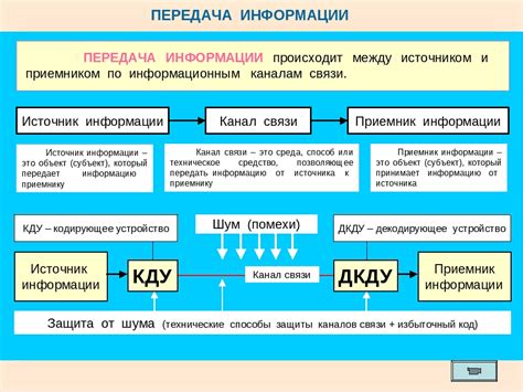 Передача информации о движении