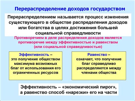 Перераспределение доходов