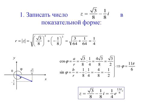 Показательная форма: