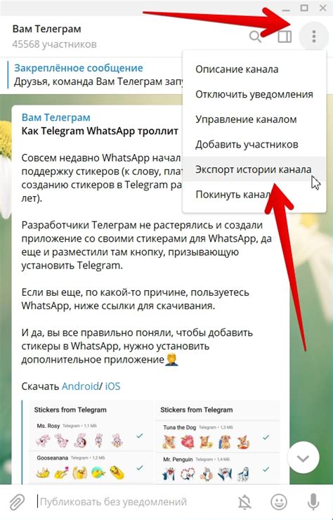 Полезные методы экспорта истории чата в Telegram