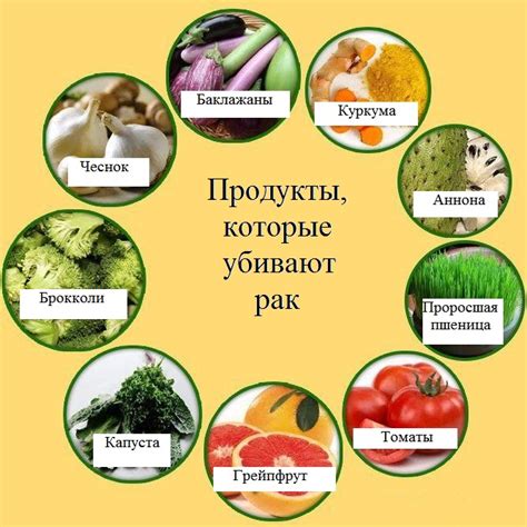 Полезные продукты при раке 4 стадии