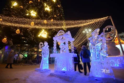 Посещение ледового городка