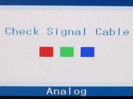 Почему на мониторе не обнаружен сигнал?