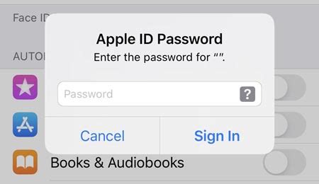 Почему приложение запрашивает Apple ID