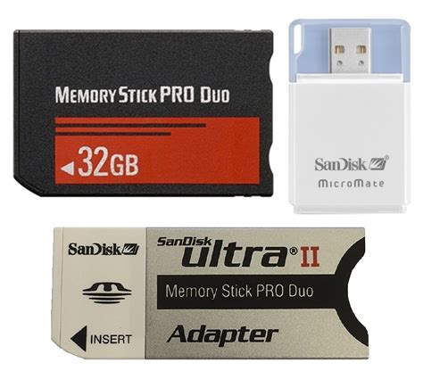 Преимущества использования карты Memory Stick