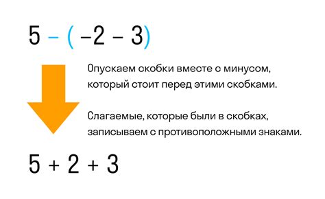 Преобразование чисел в скобках при раскрытии