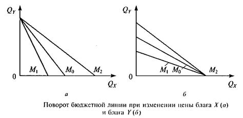 Применение бюджетной линии