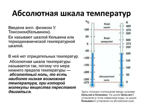 Применение нулевых градусов Цельсия по Кельвину