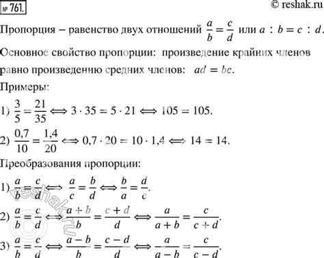 Примеры использования правильных пропорций