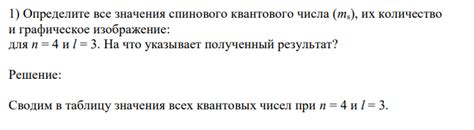 Примеры использования спинового квантового числа в химии и технологиях