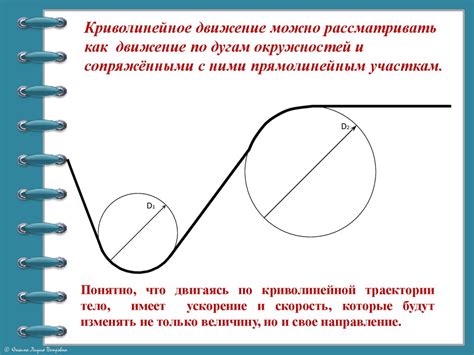 Примеры криволинейного движения