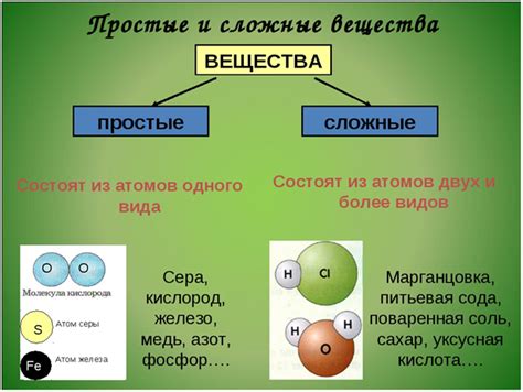 Примеры простых веществ в природе