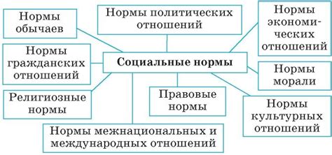 Примеры социальных норм в различных сферах жизни