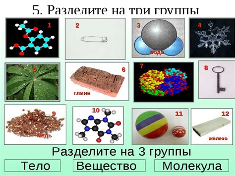 Примеры физических тел