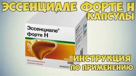 Принципы действия Эссенциале форте и Лив 52