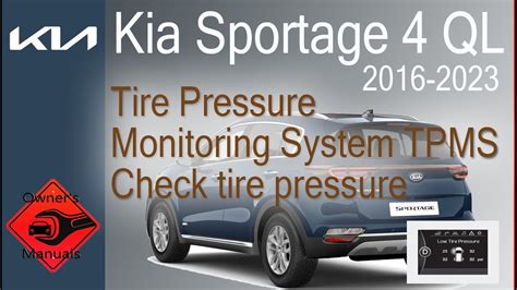 Принцип работы TPMS автомобиля Kia Sportage