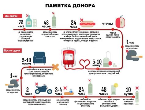 Продукты, которые можно употреблять в день сдачи плазмы