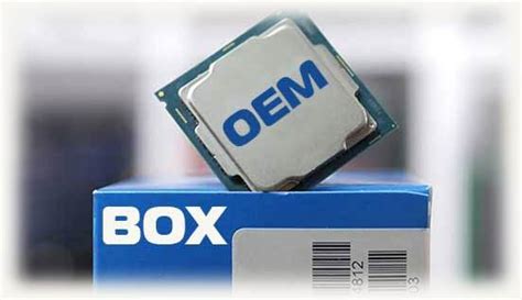 Процессоры OEM и BOX: чем они отличаются?