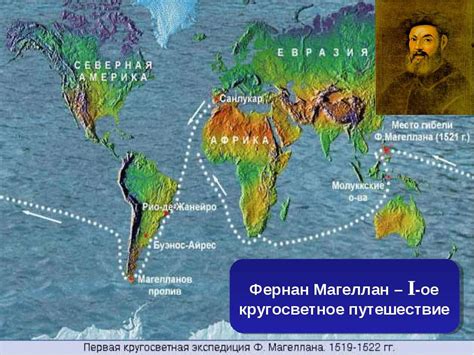 Путешествия Магеллана и полное обращение вокруг Земли