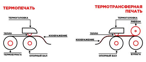 Различия в способе печати