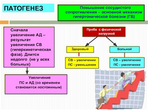 Различные факторы, вызывающие повышение сосудистого сопротивления