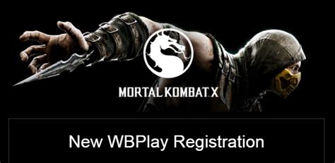 Регистрация в WBPlay в Mortal Kombat