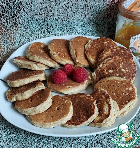 Рецепт "Овсяные панкейки без молока"