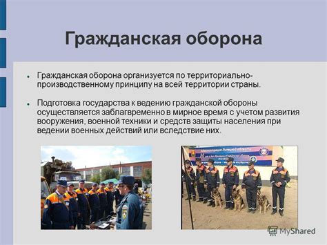 Роль и сущность Военно-гражданской обороны