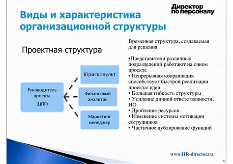 Роль организационной структуры в работе компании