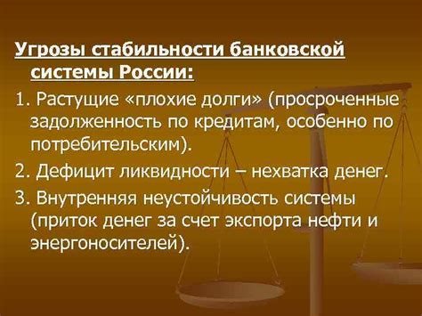 Система обеспечения стабильности кредитно-банковской системы