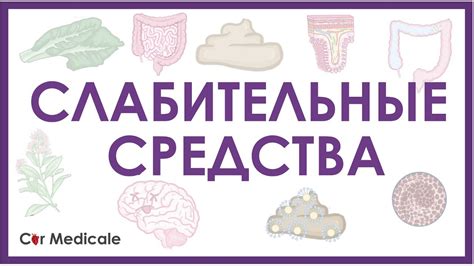 Слабительные препараты: механизм действия