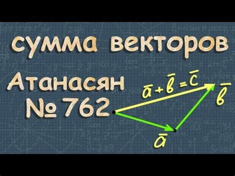 Сложение векторов: основные принципы