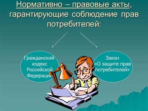 Соблюдение прав потребителей