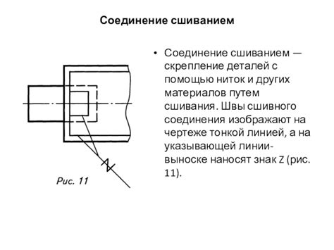 Соединение путем сшивания: