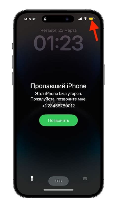 Сообщите о потерянном iPhone местным правоохранительным органам