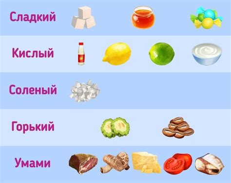 Составляющие умами и примеры блюд