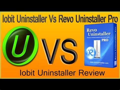 Сравнение методов: Revo Uninstaller vs IObit Uninstaller