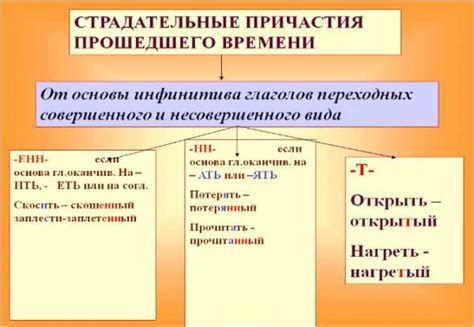 Страдательное причастие в прошедшем времени: определение и особенности