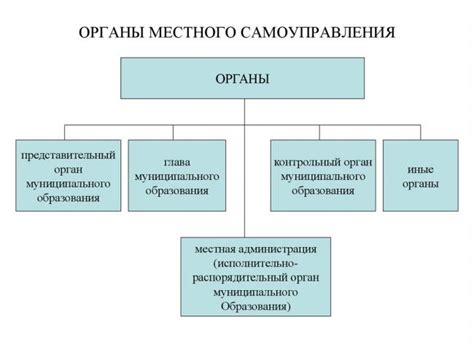 Структура системы органов местного самоуправления