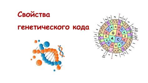 Структура таблицы генетического кода