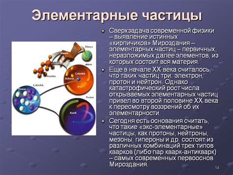 Структура частицы и ее важные свойства