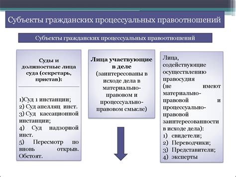 Субъекты гражданского процессуального права