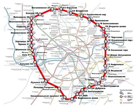 Схема движения на МЦК в Москве: обзор для пассажиров