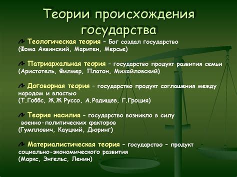 Теории происхождения