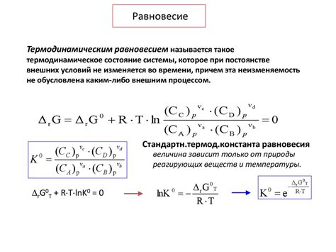 Термодинамическое равновесие и стационарное состояние: основные отличия