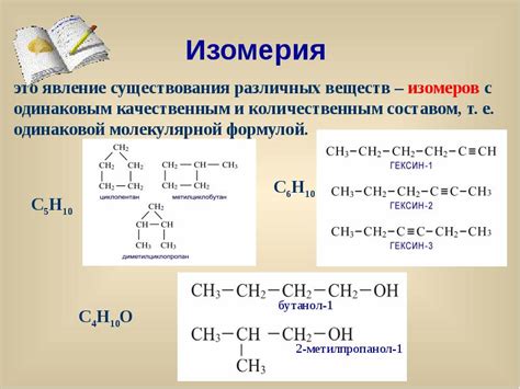 Типы изомерии