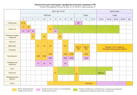 Третий шаг: Составьте индивидуальный план прививок